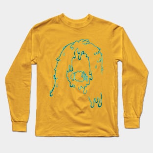 Turquoise Slime Long Sleeve T-Shirt